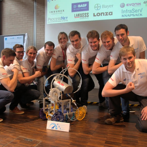 Team der RWTH Aachen gewinnt ChemCar-Wettbewerb 2015. (Bild: 4FFK media)