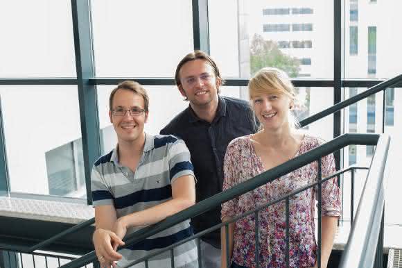 Die Hauptautoren der Studie (von links): Philipp Rathert (Postdoc, IMP) , Mareike Roth (PhD-Studentin, IMP) und Johannes Zuber (Gruppenleiter, IMP)
