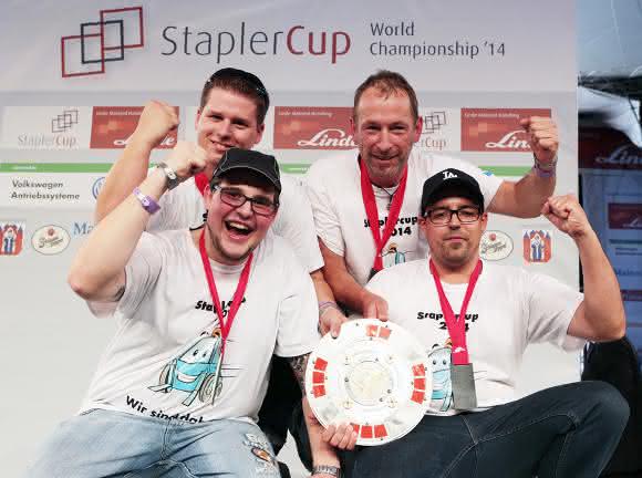 Staplercup Firmenteam Sieger 2014 Knauf Gips