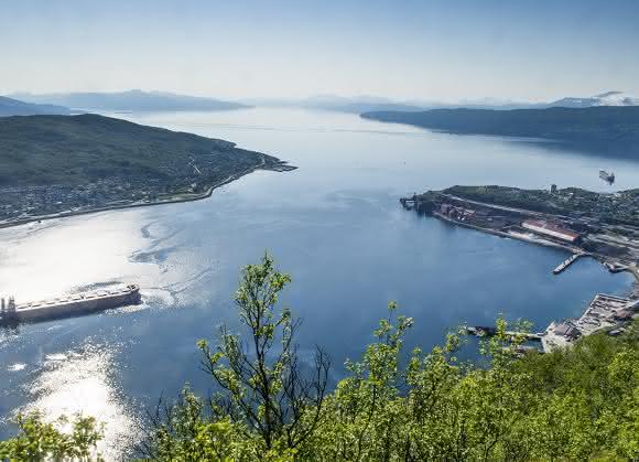 Narvik (Norwegen) Hafen von Narvik (Norwegen)
