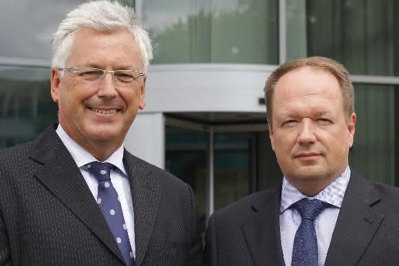 Alex Bongaerts (links) und Jochem Kersjes Alex Bongaerts (links) und Jochem Kersjes Atlas Copco Holding