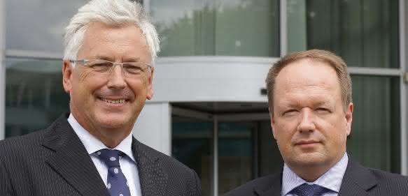 Alex Bongaerts (links) und Jochem Kersjes Alex Bongaerts (links) und Jochem Kersjes Atlas Copco Holding