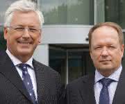 Alex Bongaerts (links) und Jochem Kersjes Atlas Copco Holding