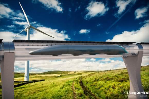 Dier Hyperloop-Anlage Hyperloop
