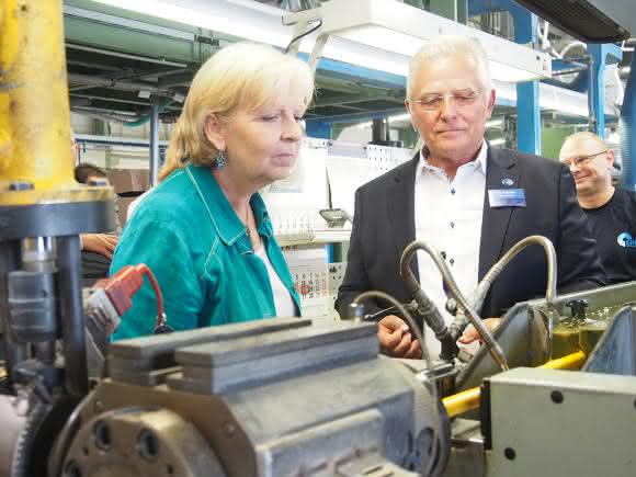 Hannelore Kraft Besichtigung SAB Bröckses