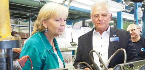 Hannelore Kraft Besichtigung SAB Bröckses Hannelore Kraft Besichtigung SAB Bröckses