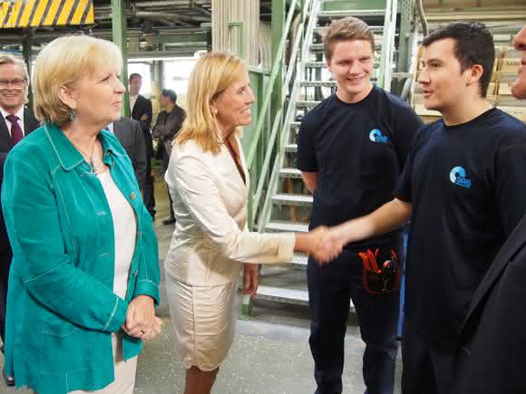 Hannelore Kraft bei SAB Bröckses