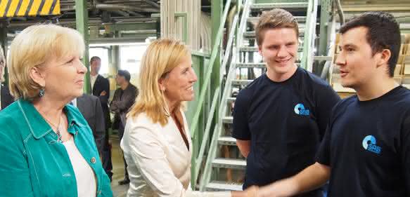Hannelore Kraft bei SAB Bröckses Hannelore Kraft bei SAB Bröckses