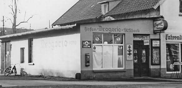 Erstes Harting Firmengebäude Minden 1945