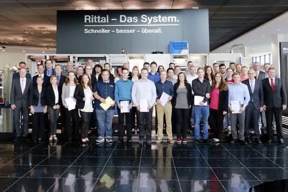 Rittal Abschied Azubis
