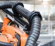 triflex RSE-Rückzugsystem von Igus triflex RSE-Rückzugsystem für Industrieroboter