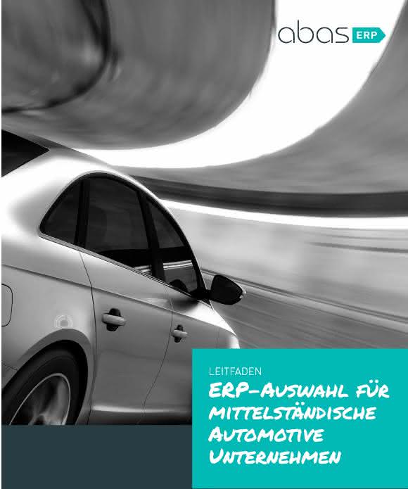 Leitfaden „ERP-Auswahl für mittelständische Automotive-Unternehmen“