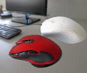 Prototyp HAMA PC-Maus aus weißem PLA