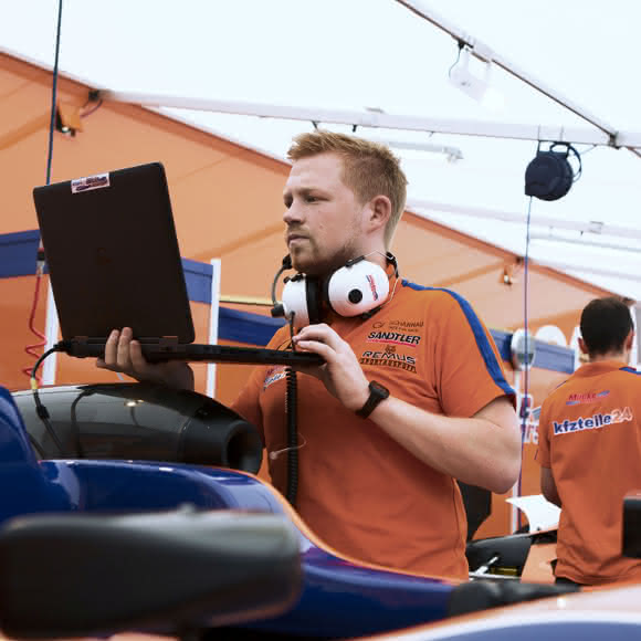 Tim Kayser, Dateningenieur bei Mücke Motorsport.
