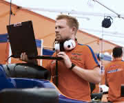 Tim Kayser, Dateningenieur bei Mücke Motorsport.