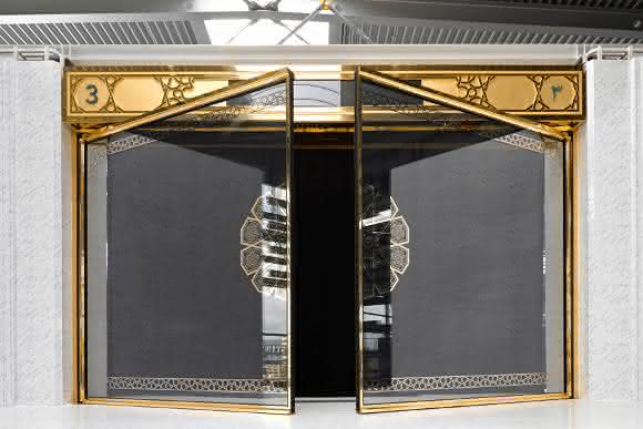 Tor für die Erweiterungsbauten der heiligen Moschee in Mekka Tor für die Erweiterungsbauten der heiligen Moschee in Mekka