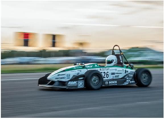 Elektroauto des GreenTeams Prisca Schmid im E0711-5