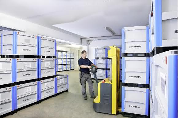 Bitoboxen stapeln Bitoboxen bei Schmersal