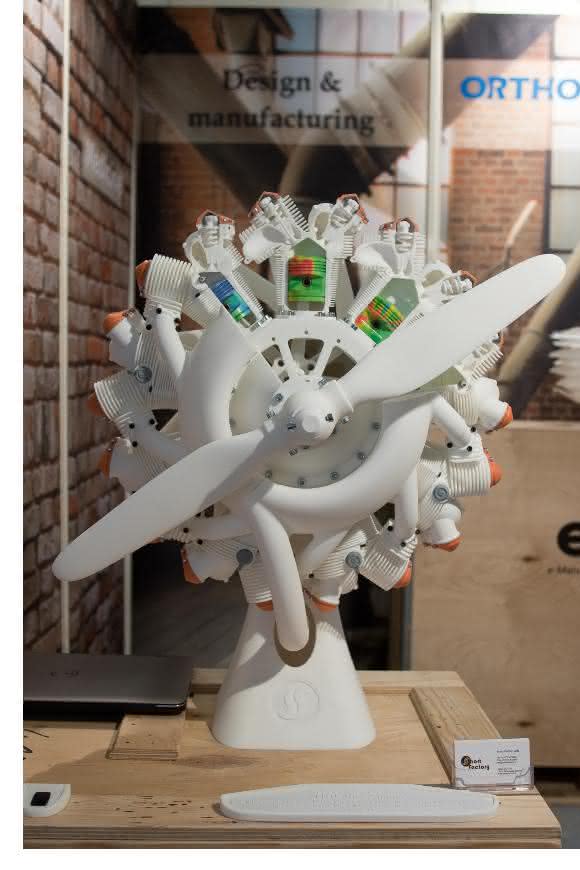 Ausstellungsstück auf der Inside 3D Printing Ausstellungsstück auf der Inside 3D Printing