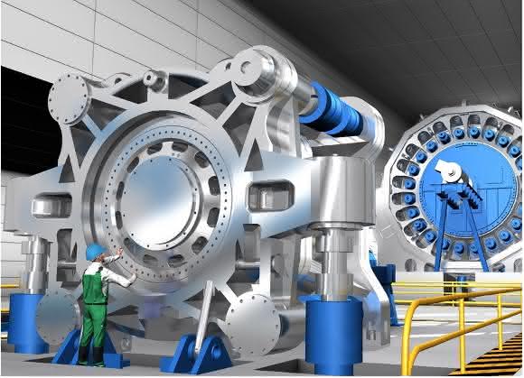 SKF Prüfstand mit Schwerpunkt „Windenergie“ SKF Prüfstand für Hauptlager von Windturbinen