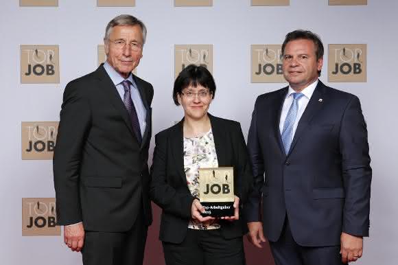 Vergabe des „Top Job“ Siegels durch Wolfgang Clement