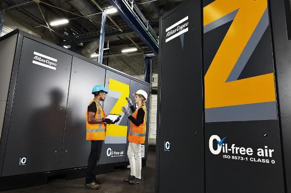 Kompressoren der Z-Serie sind jetzt nach ISO 22000 zertifiziert Kompressoren und Gebläse der Z-Serie von Atlas Copco