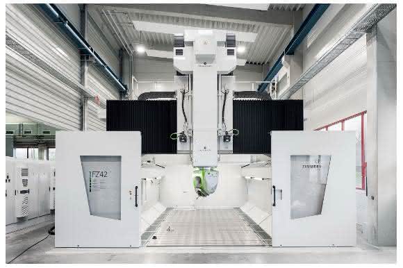 Portalfräsmaschine FZ42 F. Zimmermann Portalfräsmaschine