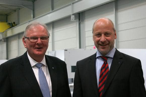 Georges Reiss und Tomas Wolf Geschäftsführerwechsel bei Trumpf Haguenau