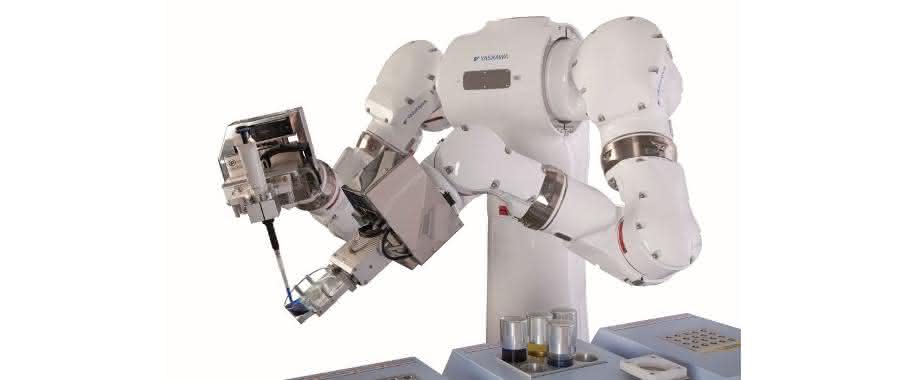 Yaskawa zeigt Motoman-Roboter auf der Achema Yaskawa zeigt Motoman-Roboter auf der Achema