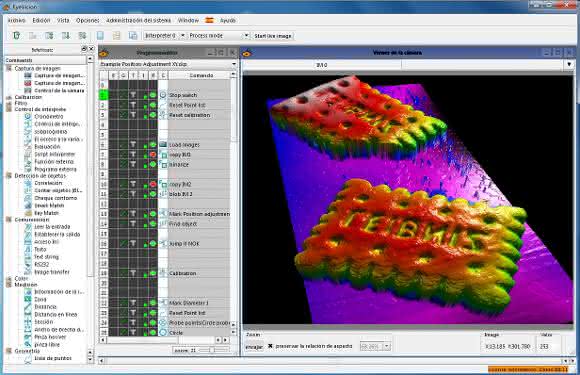 3D Robotguidance zur Prüfung von Butterkeksen EyeScan AT 3D inspiziert auch unebene Oberflächen