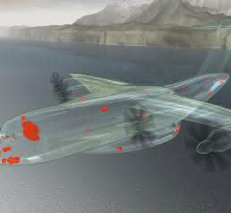 Airbus-Skizze Teile für den Airbus A 400 M