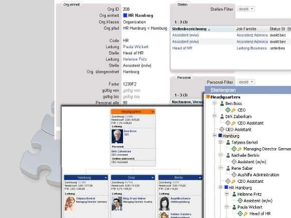 Rexx HR Organisationsstruktur