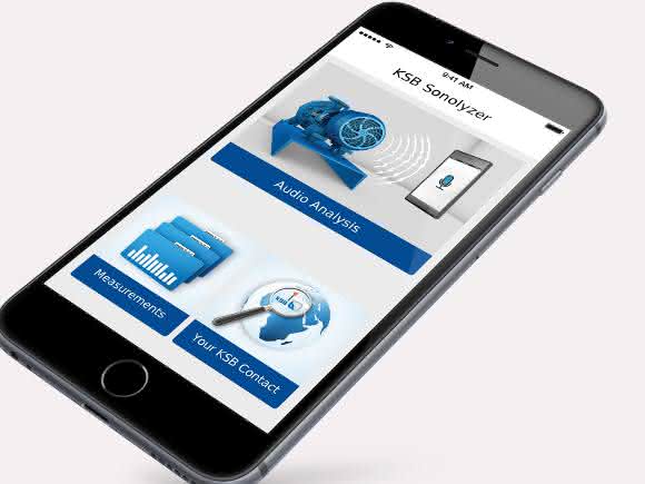 KSB Sonolyzer fürs Smartphone KSB Sonolyzer