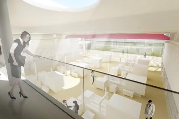 Preh Entwicklungszentrum Innenansicht