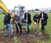 ACI Laser feiert Spatenstich Spatenstich ACI Laser