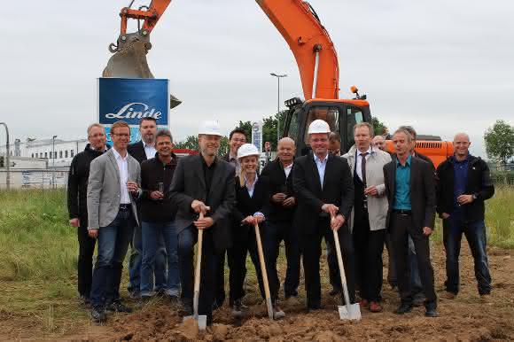 Spatenstich Linde-Filiale Gases & More