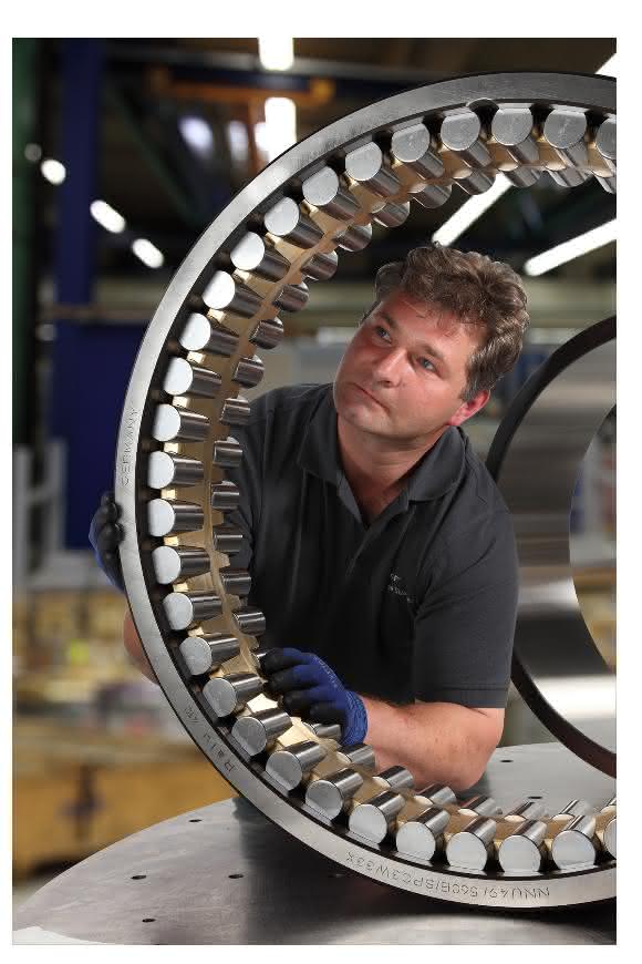 Lagersatz für die Rotorblatt- und Turmverstellung