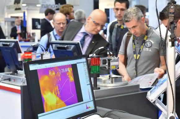 Besucher auf der Sensor+Test 2015 Messe Sensor+Test 2015 in Nürnberg