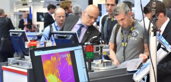 Besucher auf der Sensor+Test 2015 Messe Sensor+Test 2015 in Nürnberg