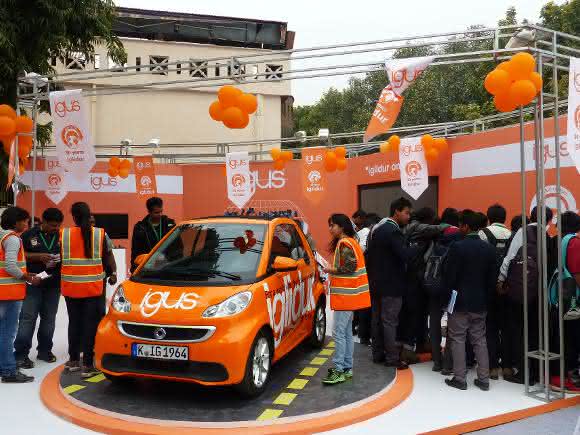 AutoExpo in Neu Delhi Igus-Cabrio auf der AutoExpo in Neu Delhi