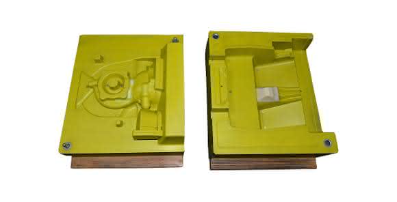 Kernkasten aus Blockmaterial Raku-Tool WB-1404 Zweiteiliger Kernkasten