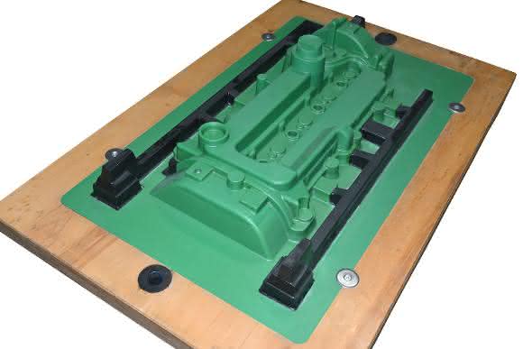 Formplatte, gefertigt aus Blockmaterial Raku-Tool WB-1222