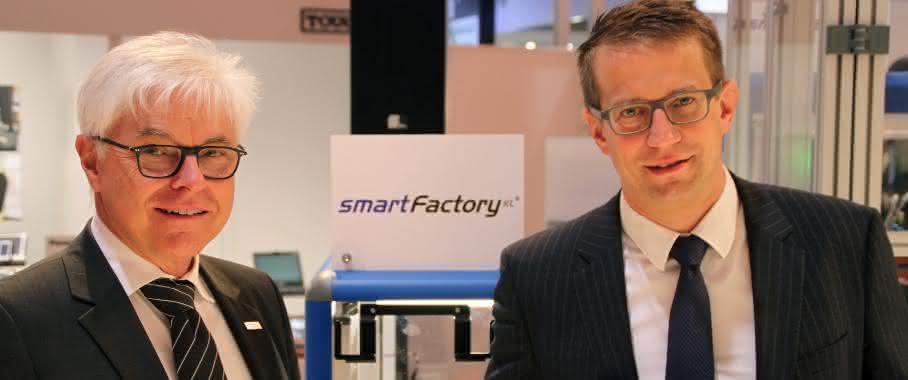 Prof. Detlef Zühlke und Thomas Bürger Kooperation Industrie 4.0 - Prof. Detlef Zühlke und Thomas Bürger