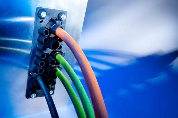 Kabeldurchführung KDP/F mit Zugentlastung KDZL Kabeldurchführung KDP/F von Murrplastik Systemtechnik