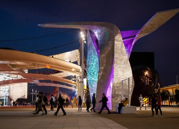 Daniel Libeskind Skulpturen Siemens auf der Expo 2015