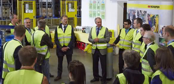 Logistiklager SSI Schaefer Tag der Logistik 2015
