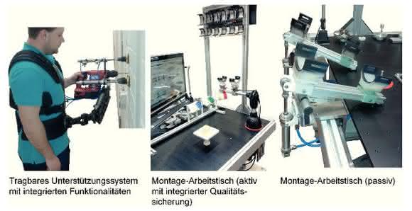 Arbeitstische für Produktionsaufgaben