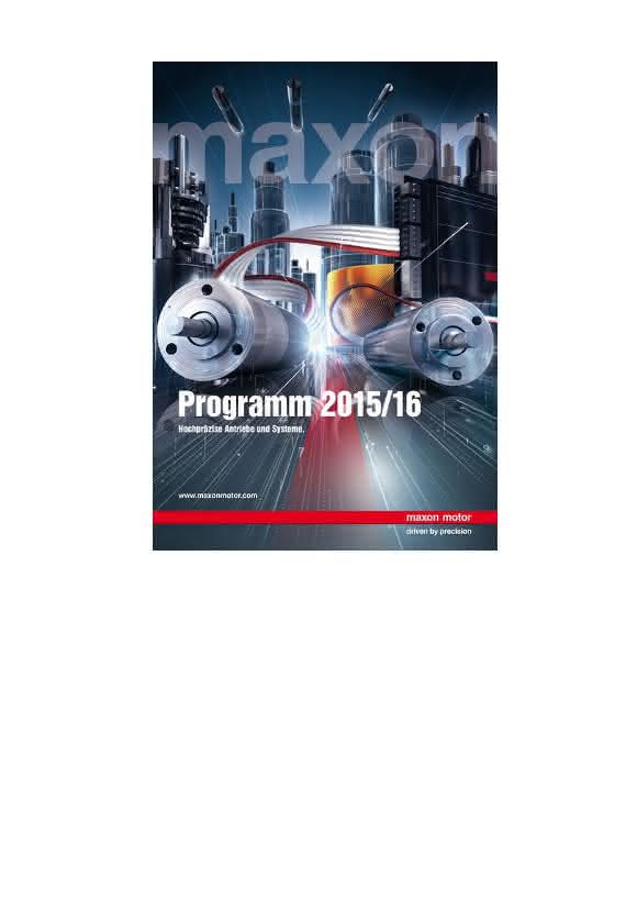 Produktkatalog von Maxon Motor Produktkatalog von Maxon Motor