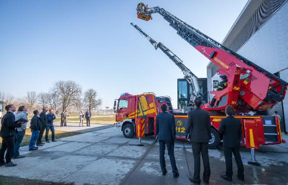 Hydraulik-Steuerung von Hawe Hydraulik Fahrzeug der Freiwilligen Feuerwehr Obergünzburg