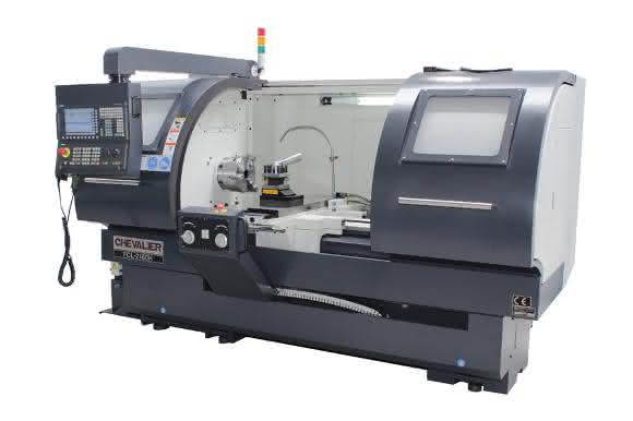 Die Zyklen-Drehmaschine FCL-1840H des taiwanesischen Herstellers Chevalier ist eine Kombination aus CNC- und manueller Drehmaschine und kann mit Eigenschaften wie dem Lernmodus für die CNC-Bearbeitung perfekt zu Ausbildungszwecken oder auch zum Dauerbetrieb für die Bearbeitung von einfachen sowie komplexen Teilen genutzt werden. Die Zyklen-Drehmaschine FCL-1840H des taiwanesischen Herstellers Chevalier ist eine Kombination aus CNC- und manueller Drehmaschine und kann mit Eigenschaften wie dem Lernmodus für die CNC-Bearbeitung perfekt zu Ausbildungszwecken oder auch zum Dauerbetrieb für die Bearbeitung von einfachen sowie komplexen Teilen genutzt werden.